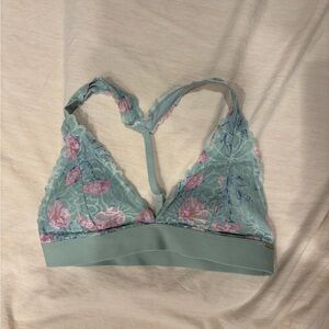 Victoria Secret Pink Floral Lace Bralette -